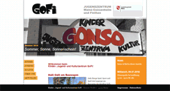 Desktop Screenshot of juz-gofi.de